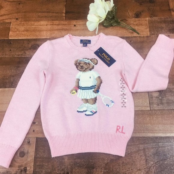ralph lauren teddy bear pink